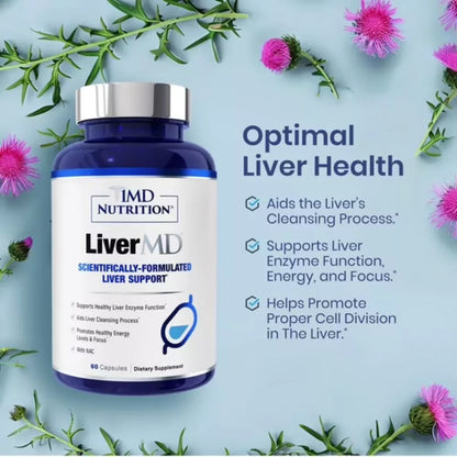 1MD Nutrition LiverMD supplement with milk thistle and liver support ingredients