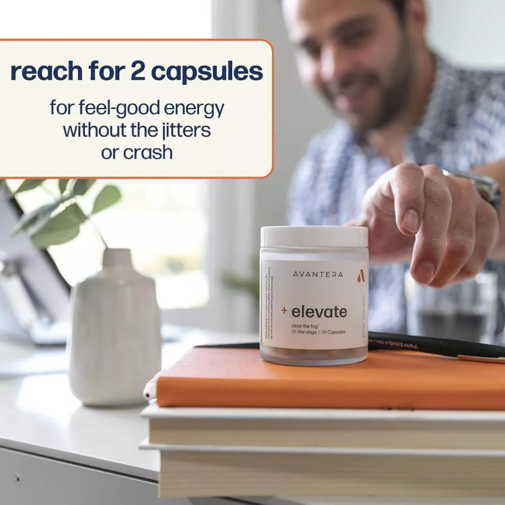 Avantera Elevate two capsule serving for daily use