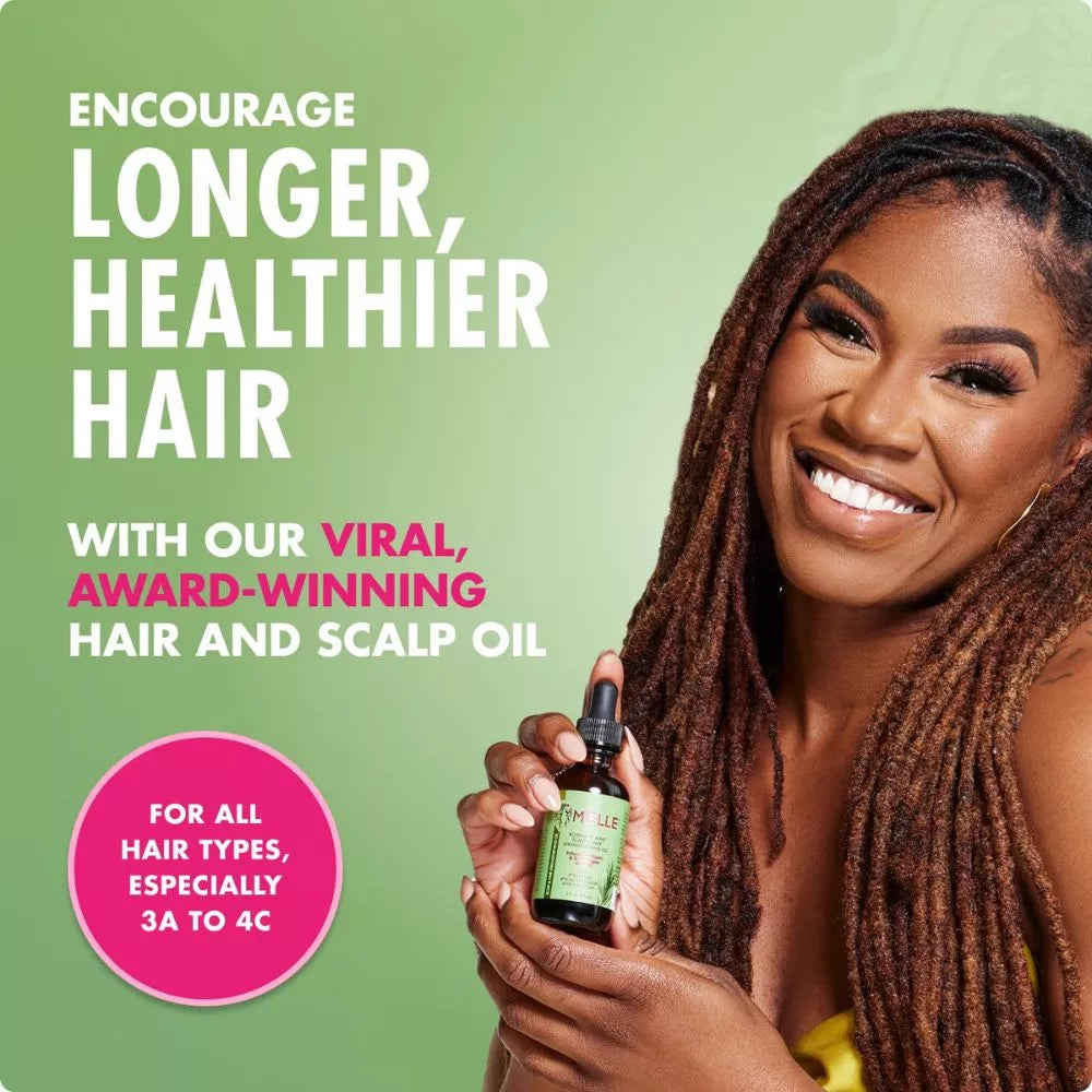 Mielle Rosemary Mint Hair Oil for longer healthier-looking hair and all hair types