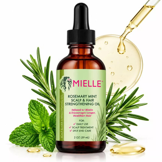 Mielle Rosemary Mint Scalp and Hair Strengthening Oil 2 oz with biotin and rosemary mint