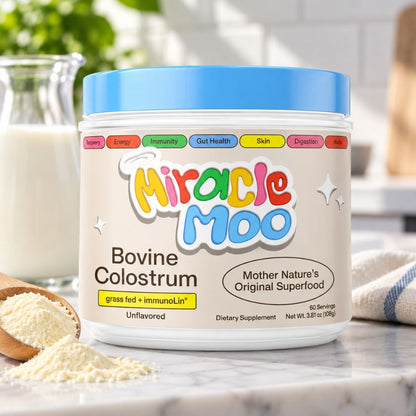 Miracle Moo Bovine Colostrum unflavored powder 60 servings