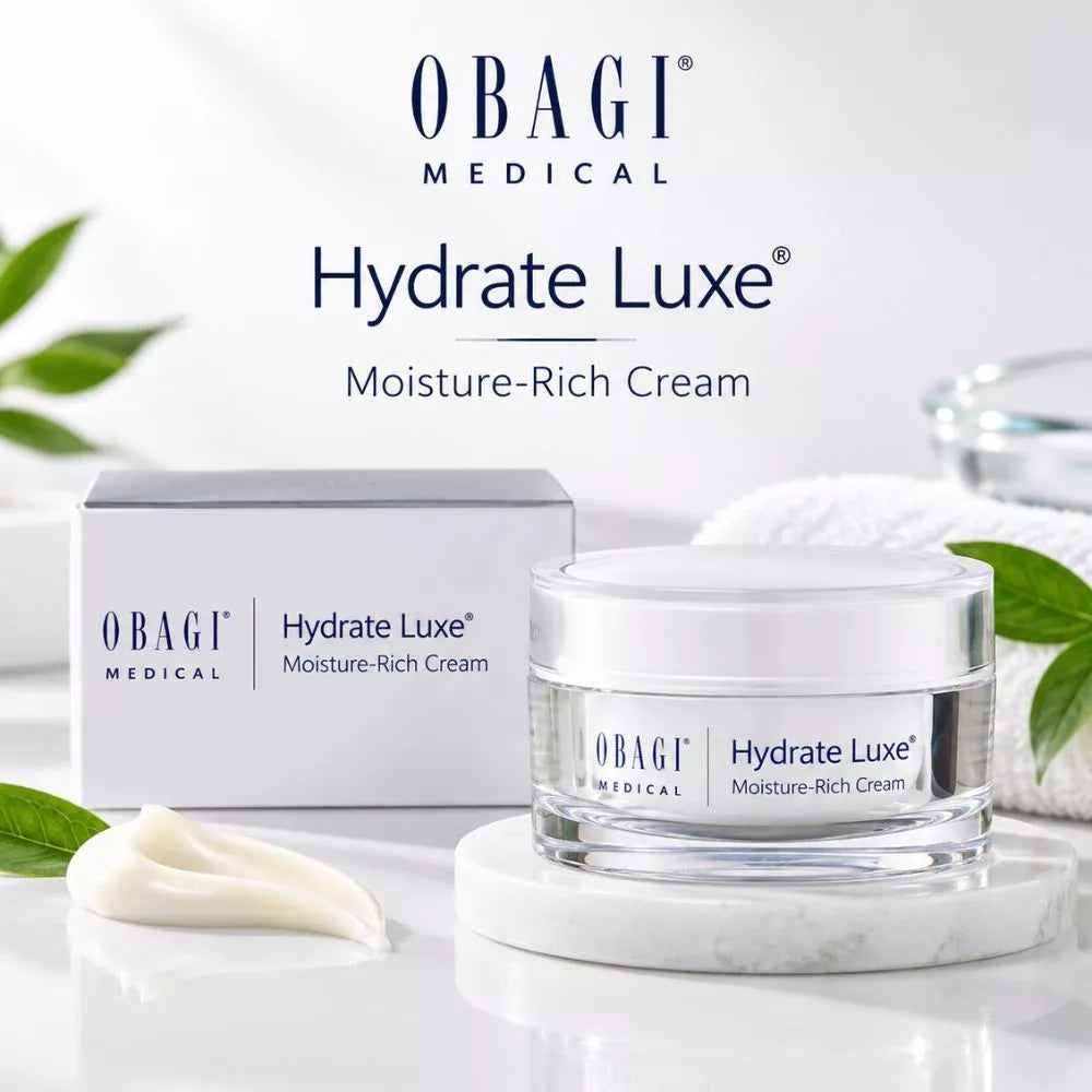 Obagi Hydrate Luxe Moisture-Rich Cream 1.7 oz product jar and box