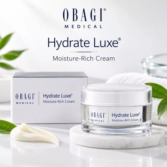 Obagi Hydrate Luxe Moisture-Rich Cream 1.7 oz product jar and box