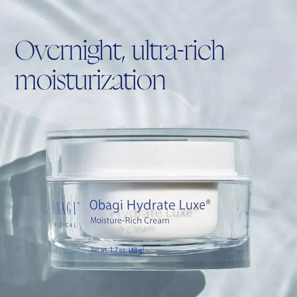 Obagi Hydrate Luxe Moisture-Rich Cream for overnight ultra-rich moisturization