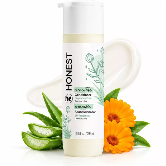The Honest Company Sensitive Conditioner fragrance free 10 fl oz with aloe and calendula