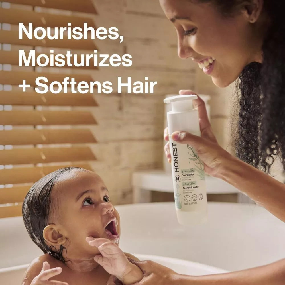 The Honest Company Sensitive Conditioner moisturizing and softening hair care with aloe and shea butter